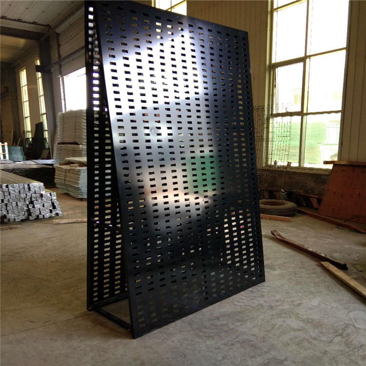 迅鹰 瓷砖方孔展示架  地板砖冲孔货架   郴州磁砖展示架