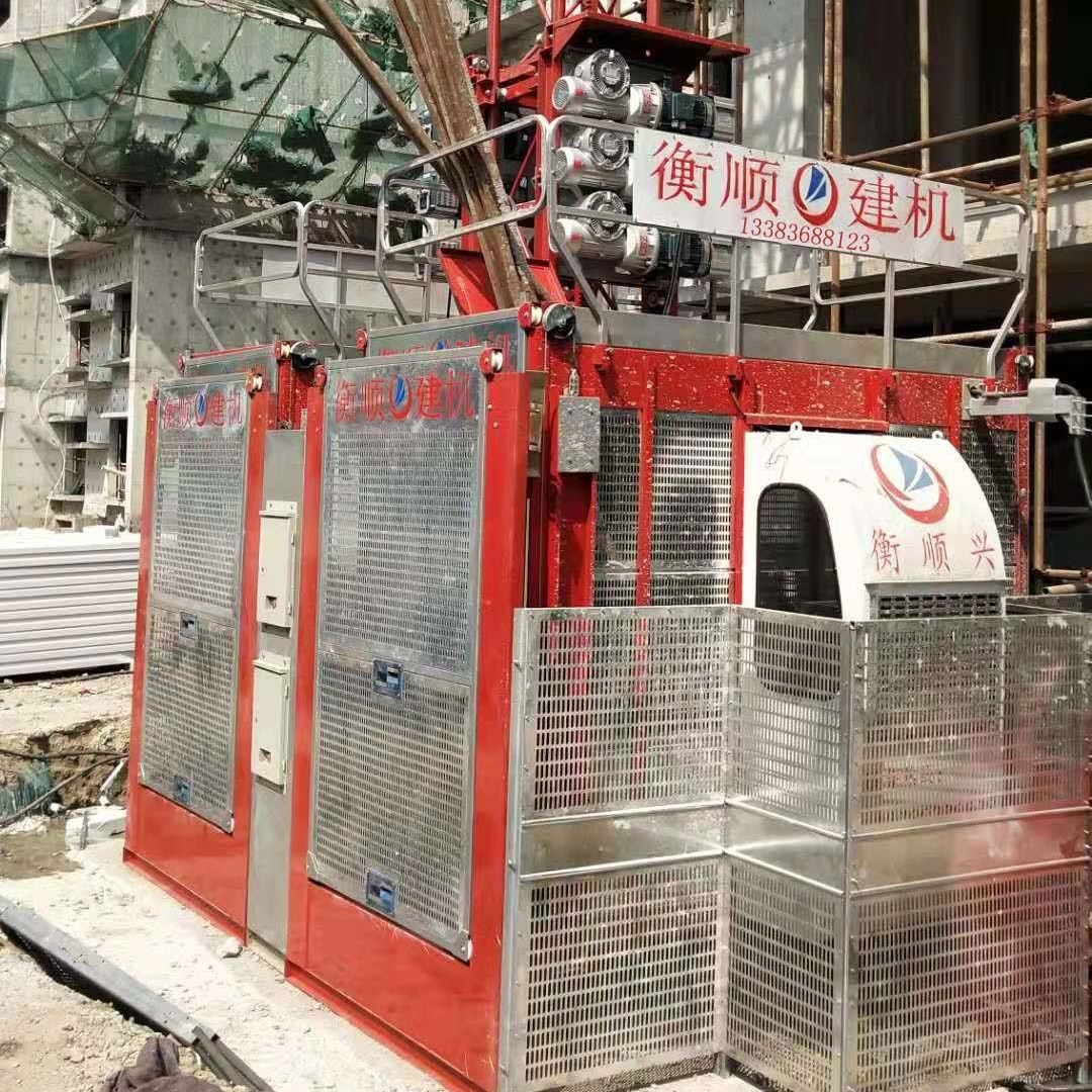 陕西 衡顺兴施工升降机 施工电梯厂家 SC200/200人货电梯 0-150米均可 质量保证图片