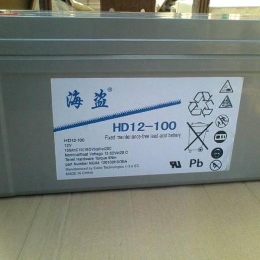 美国海盗蓄电池HD12-80 铅酸免维护电池 海盗12V80AH UPS/EPS专用图片