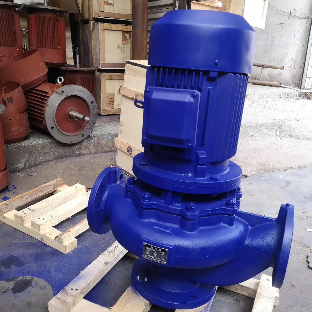 ISG立式管道离心泵 冷却水循环泵/空调热水循环泵 清水泵 不锈钢管道离心泵  ISG25-125/A立式离心泵 增压泵