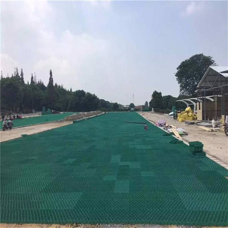 山东泰安厂家生产鼎诺高尔夫车道绿化4公分植草格停车场专用鼎诺加强型植草格耐老化