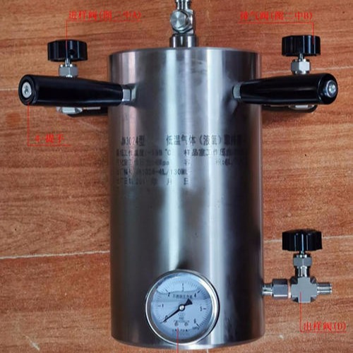 ZX中西供液氧取样器低温气体取样器170ML 型号:SH139-JN3024库号：M138426图片