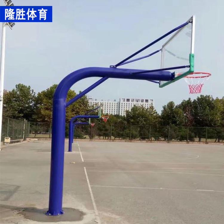 隆胜体育 工厂销售 篮球架 篮球架批发 移动式户外篮球架 包上门安装