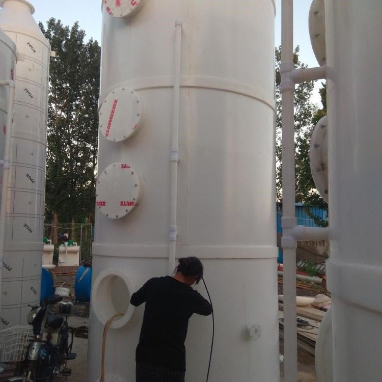 废气处理设备 废气喷淋塔 定制玻璃钢喷淋塔 脱硫喷淋塔设备  迈维定制质保一年终身