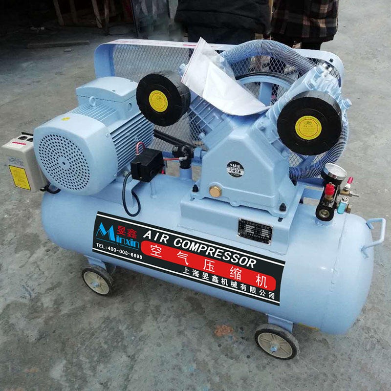 上海活塞式无油空压机厂热销移动式无油空压机WW-0.9/8