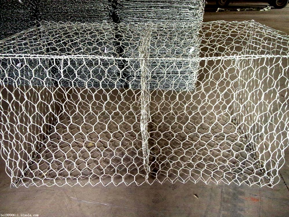 银锦石笼网厂家 河道治理石笼网镀锌格宾石笼网图片