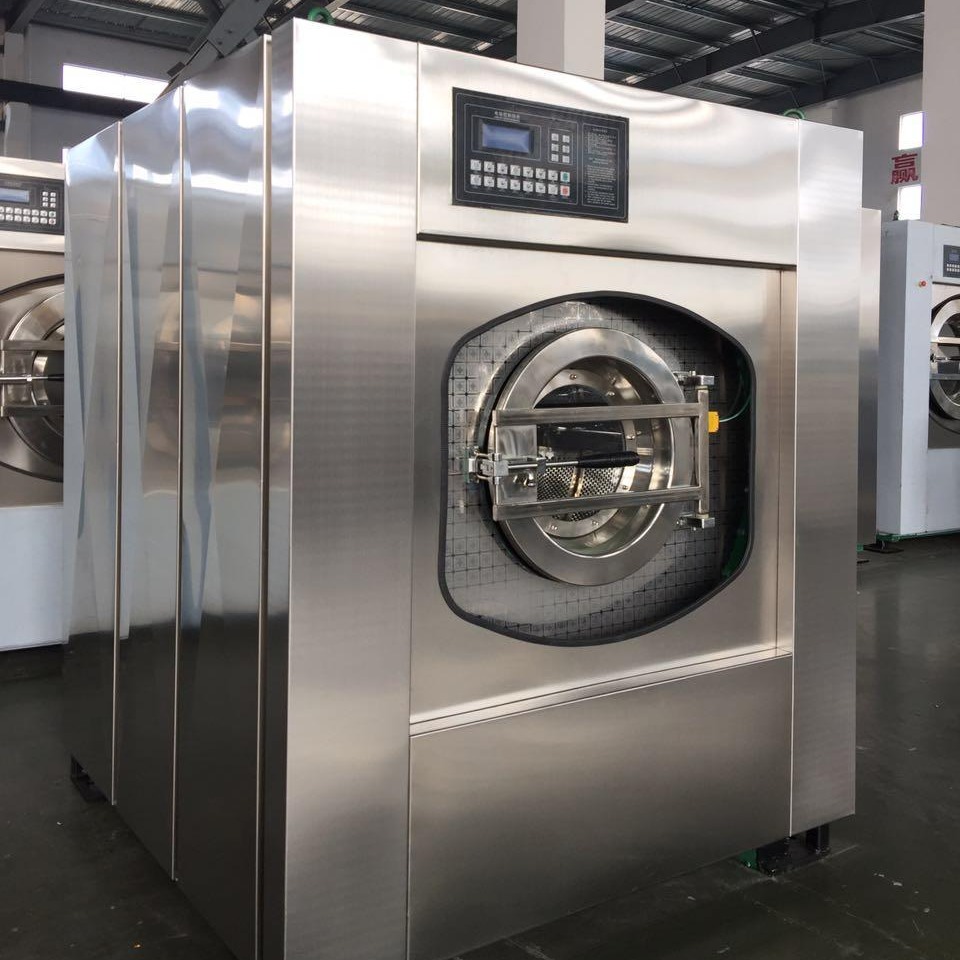 通江洗衣设备厂家直销全自动洗衣机洗脱一体机烘干机烫平机折叠机