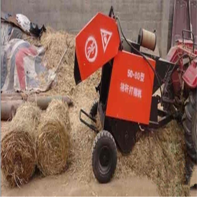 圣嘉新款水稻秸秆捡拾打捆机 全自动秸秆打捆机 小麦秸秆圆捆打捆机厂家直销