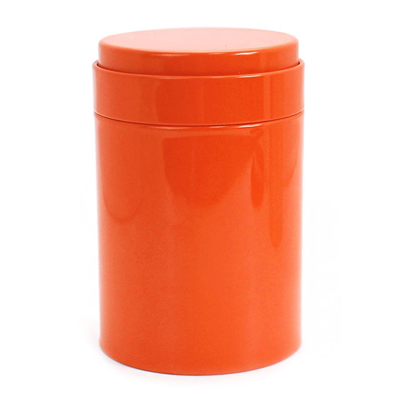 茶叶铁盒生产 马口铁制茶叶罐设计 纯色茶叶包装铁盒定制 麦氏罐业 金属罐加工厂家