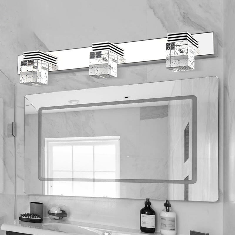 浴室柜镜子灯 洗手间镜柜灯 水晶镜前灯 卫生间镜前灯图片