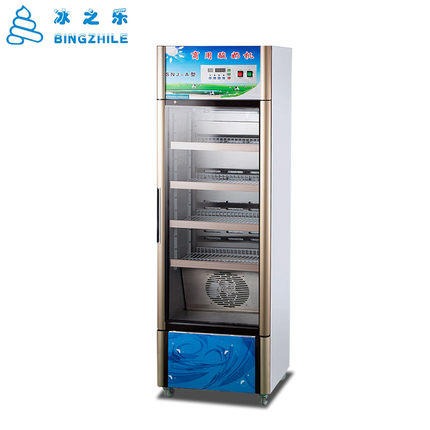 冰之乐 SNJ-A商用酸奶机 全自动杀菌冷藏一体大型酸奶柜 大容量酸奶发酵机
