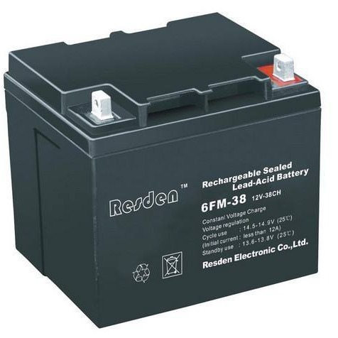Resden雷斯顿蓄电池6FM-40/12V40AH促销Resden蓄电池尺寸规格