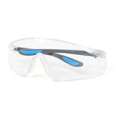 霍尼韦尔S300A 300210加强防刮擦防护眼镜 通用款灰蓝镜架 透明镜片