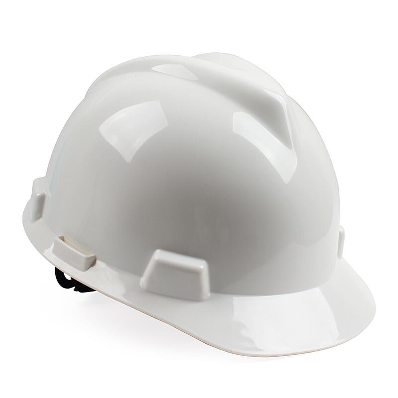 梅思安 10172901V-GardPE标准型安全帽 白色PE帽壳 超爱戴帽衬针织布吸汗带 D型下颏带