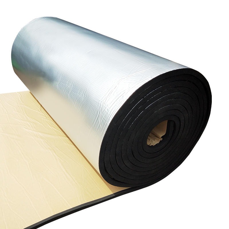 高密度橡塑板 橡塑板 保温隔热棉 嘉豪节能科技锡纸海绵