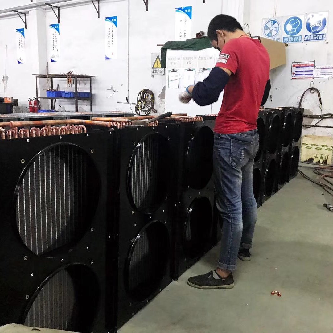 江门 中山冷凝器厂家 翅片式换热器  翅片式冷凝器  散热网 散热器非标定做