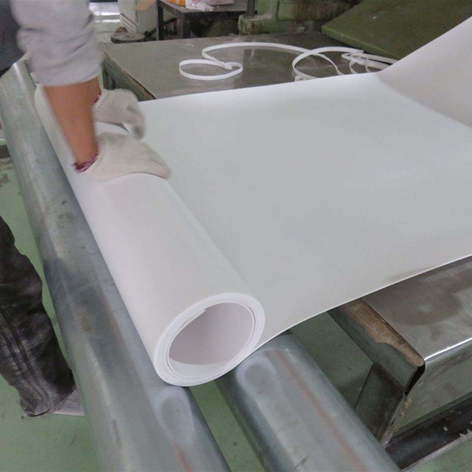 四氟板厂家 5毫米厚聚四氟乙烯楼梯垫板一平米价格  免费裁剪