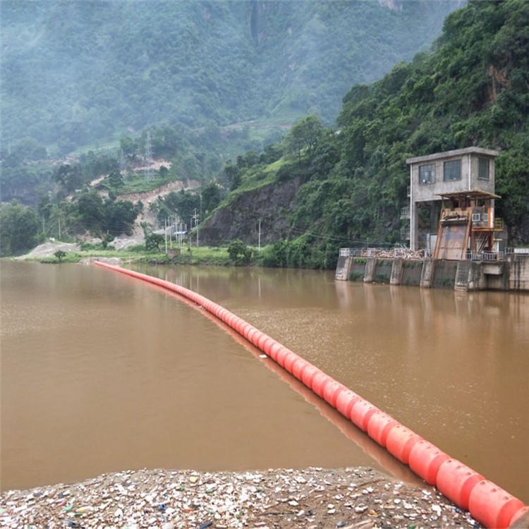拦河绳阻拦漂浮物 新型材料拦污漂 大坝拦污排