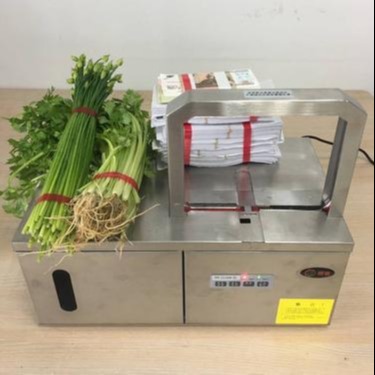 供应蔬菜捆扎机 多用途食品扎捆机 舜工制造 全自动OPP热熔束带机