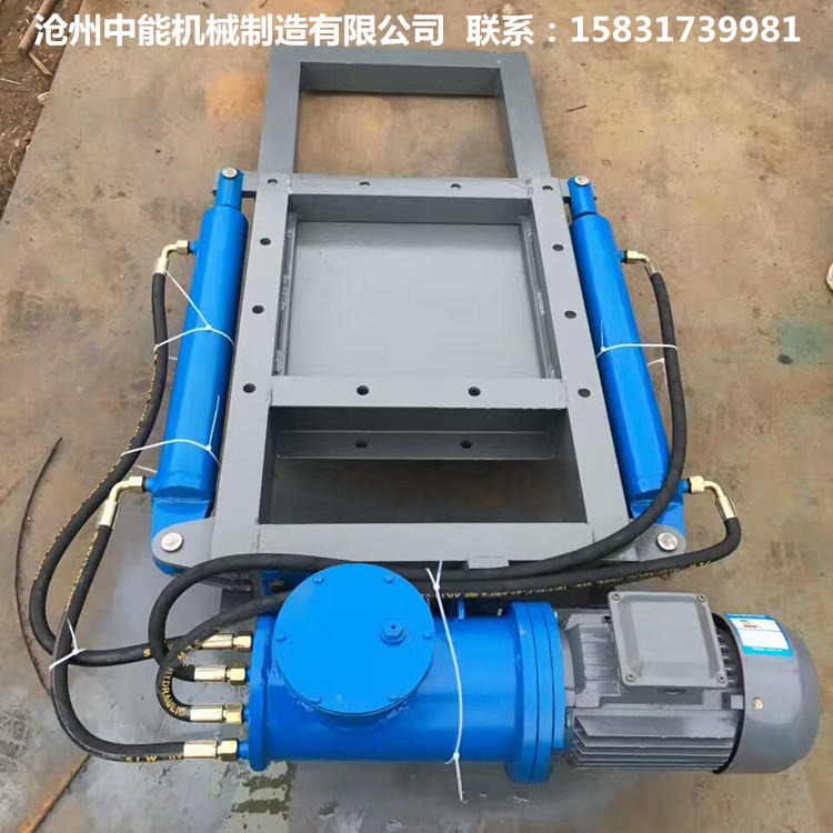 沧州中能电液动插板阀 DPZ-300电液动平板闸门 气动插板门