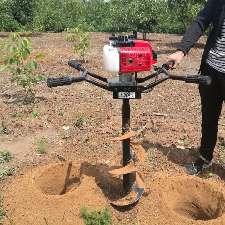 农业上用的种树挖坑机 植树打坑机 小型打孔机