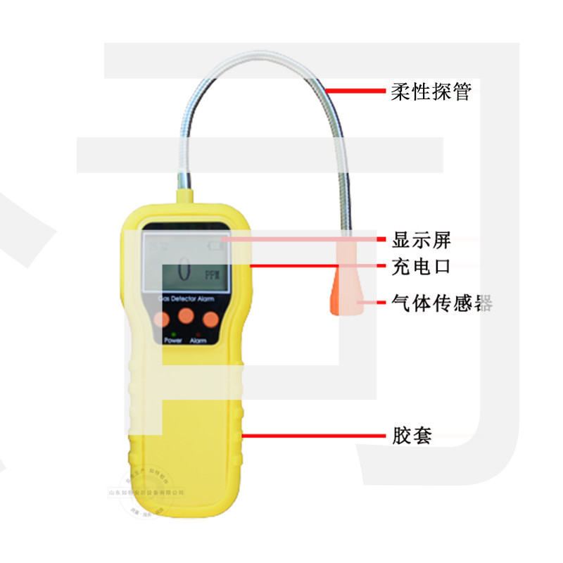 液化气瓶区丙烷泄漏检测仪 如特安防手持KP816型气体检漏仪 丙烷浓度报警仪