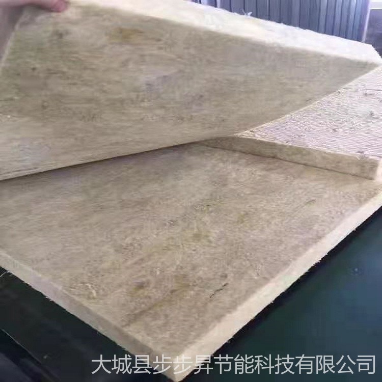 步步昇隔音岩棉厂家定做异形岩棉板  超薄岩棉2公分厚价格  铝箔岩棉板
