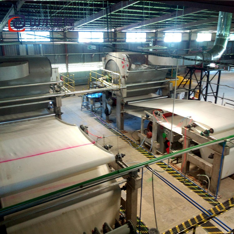 化学浆造纸设备 圆网成型造纸机 山东卫生纸机生产厂家 造纸机器设备 山东金隆