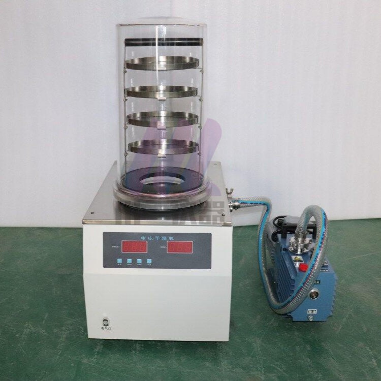 贵阳 低温台式冻干机 FD-1A-50 果蔬冷冻干燥设备 搁板型