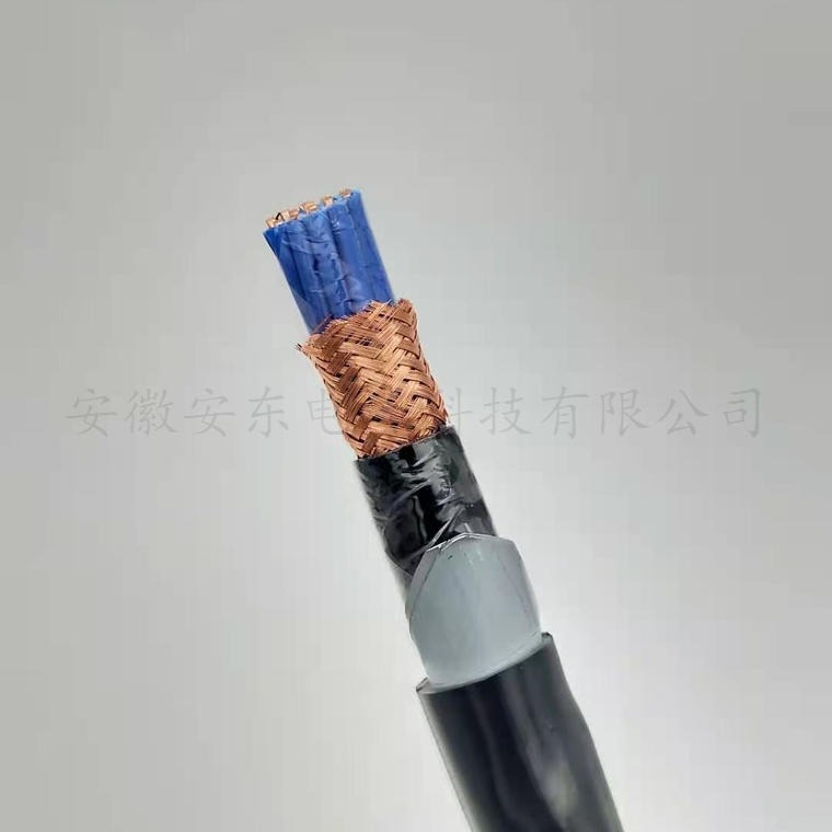 安东 屏蔽控制电缆 ZR-KVVP22-14x1.5平方 铜丝编织屏蔽 钢带铠装控制电缆图片