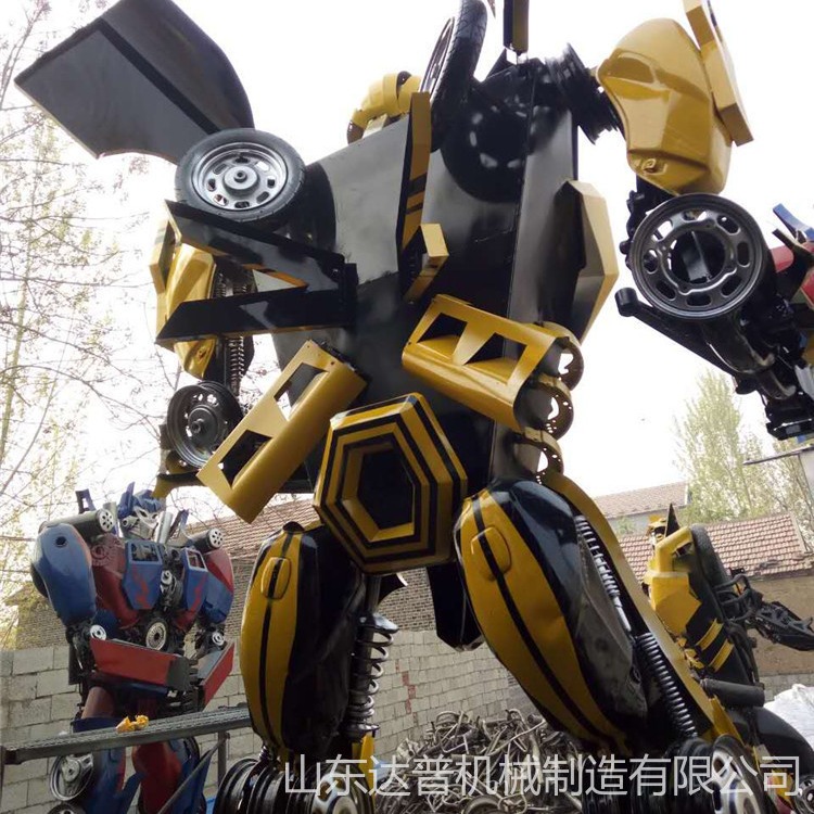 达普 供应户外电动大黄蜂模型机器人 变形金刚机器人
