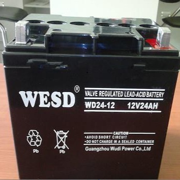 原装  蓄电池WD24-12 12v24AH胶体电池 ups电源 电梯直流屏电池 太阳能电池