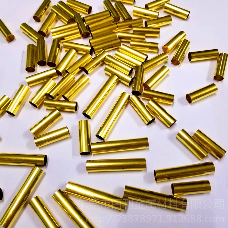 H65黄铜毛细管 国标 无铅环保 斜切割 钻孔 开槽 电镀 外径1-30mm 内径0.2-2mm 百利金属