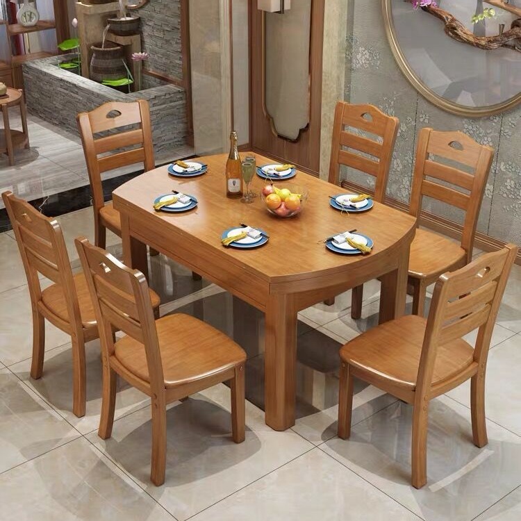 东莞实木餐桌椅 实木餐椅 中餐餐椅 木质餐椅 北欧实木餐桌椅 家用简约木质餐桌图片