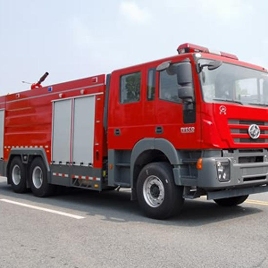 红岩后双桥13立方泡沫消防车(国五),江特牌JDF5280GXFPM130/C5型泡沫消防车