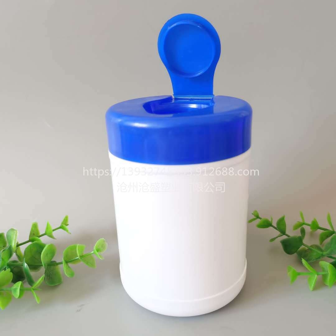 PE湿巾桶 沧盛供应100片装 塑料湿巾桶 发货及时