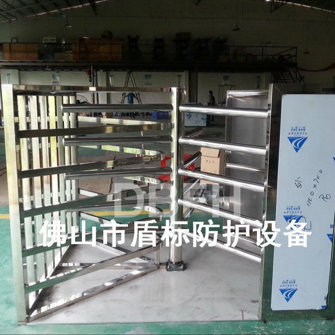 广州车站安保单向转闸门 出入口梳状单向通行道闸 逆时针手推单向门厂家