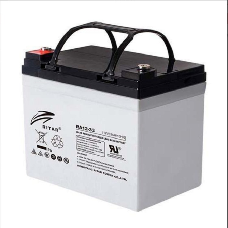 瑞达蓄电池12V33AH RA12-33 UPS配套电源 应急供电 储能电池