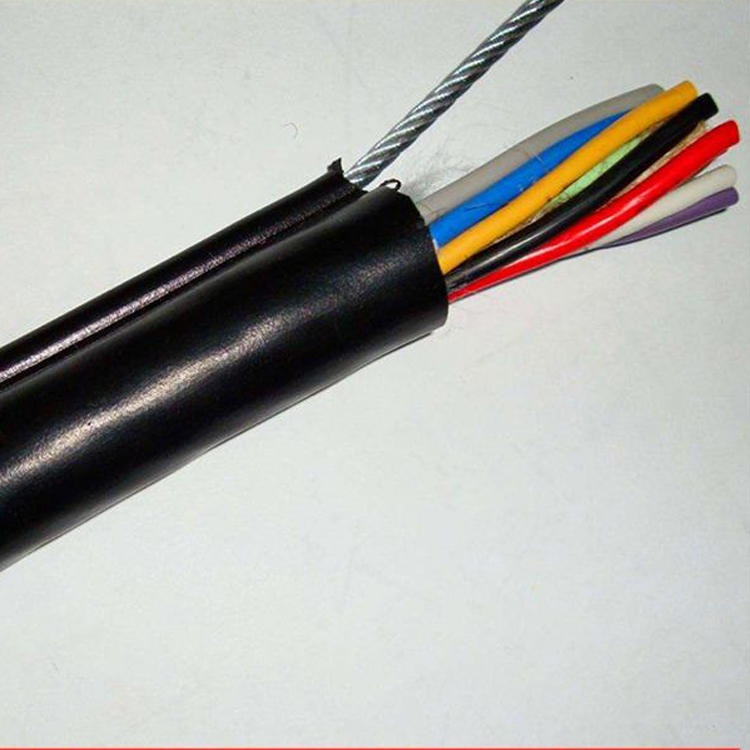 KVVRC9X1.0带钢丝绳控制电缆 小猫牌 KVVRC450/750V电动葫芦电缆 价格实惠