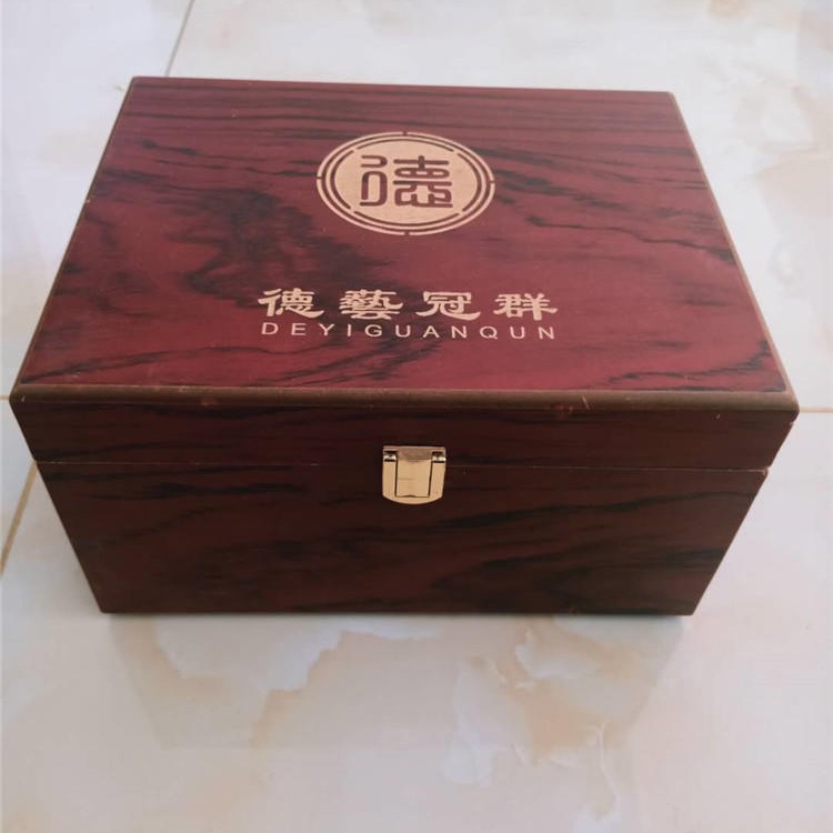北京直销_定做金银纪念章木盒_ DFG纪念章收藏包装木盒_ 徽章收纳实木盒子图片