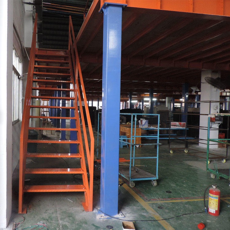 森沃仓储批发生产 车间钢平台货架 二层仓储货架 上海钢平台