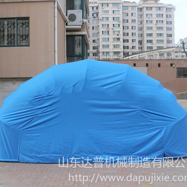 达普 汽车折叠车棚  自动防尘车罩帐篷  家用伸缩移动车库图片