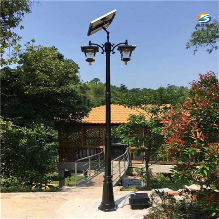 濮阳中式景观灯厂家 4米双头太阳能景观灯价格 品胜厂家 品质保证