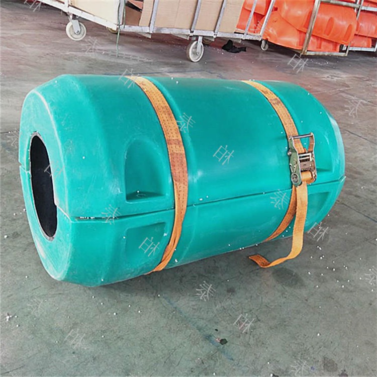 隧道工程水上排污管线浮漂 FT500800250塑料管道浮筒 抽沙管浮子定做