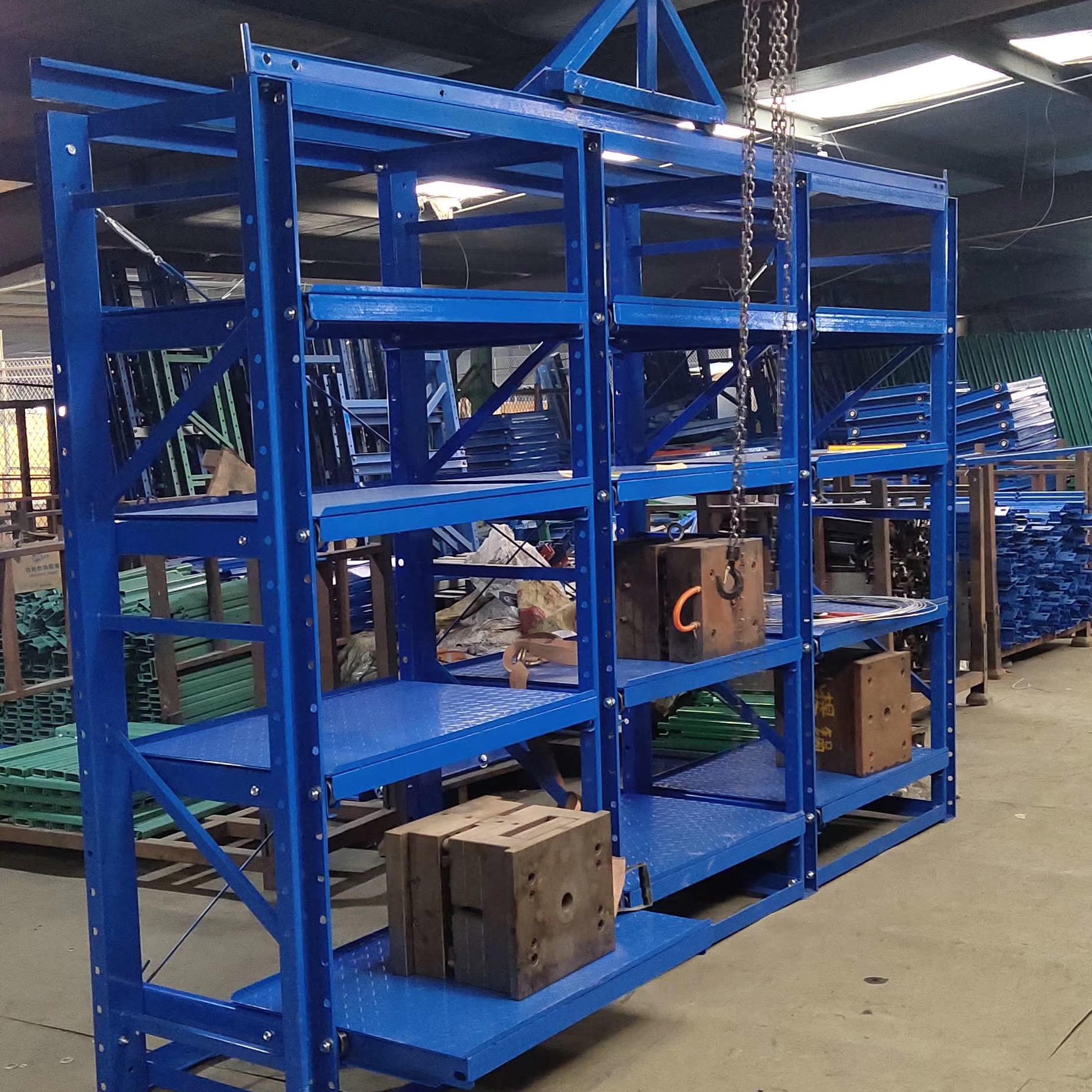 抽屉式模具货架 模房模具架的保护整理 佛山模具货架厂家