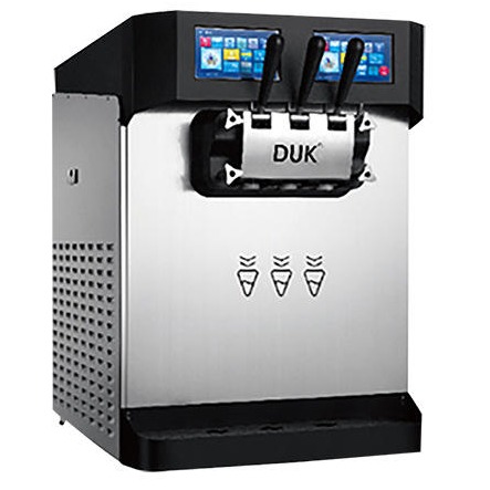 DUK杜科软冰淇淋机 商用冰激凌机器 全自动立式冰激淋雪糕机工厂直销