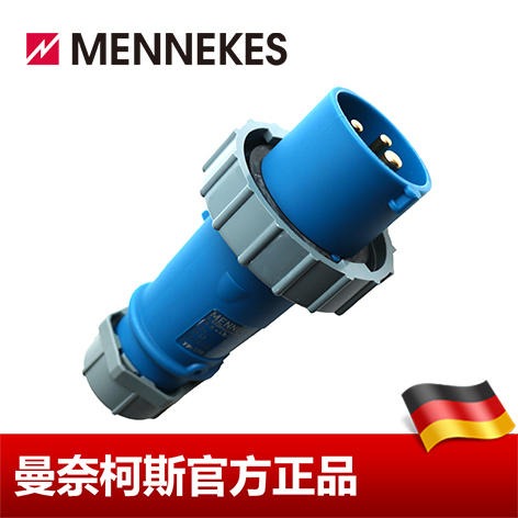 工业插头 MENNEKES/曼奈柯斯  货号 278 16A 3P 6H 230V IP67 德国进口