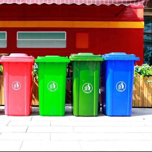 挂车垃圾箱 分类垃圾桶 龙泰体育 垃圾桶加工