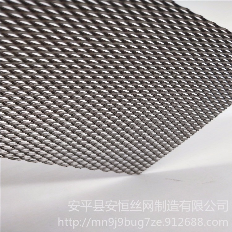集流实验用钛板网 1x2mm菱形孔钛网 电极斜拉钛网厚度0.05mm 1.5x3mm孔径钛斜拉网