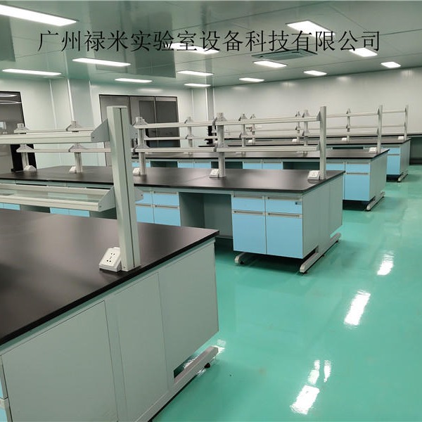 深圳钢木实验台 实验室边台 工作 操作台 实芯理化板 实验桌 禄米实验室家具LM-SYT2616